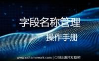 新功能:【字段名管理】自动填充字段的中文名称(字段标题)
