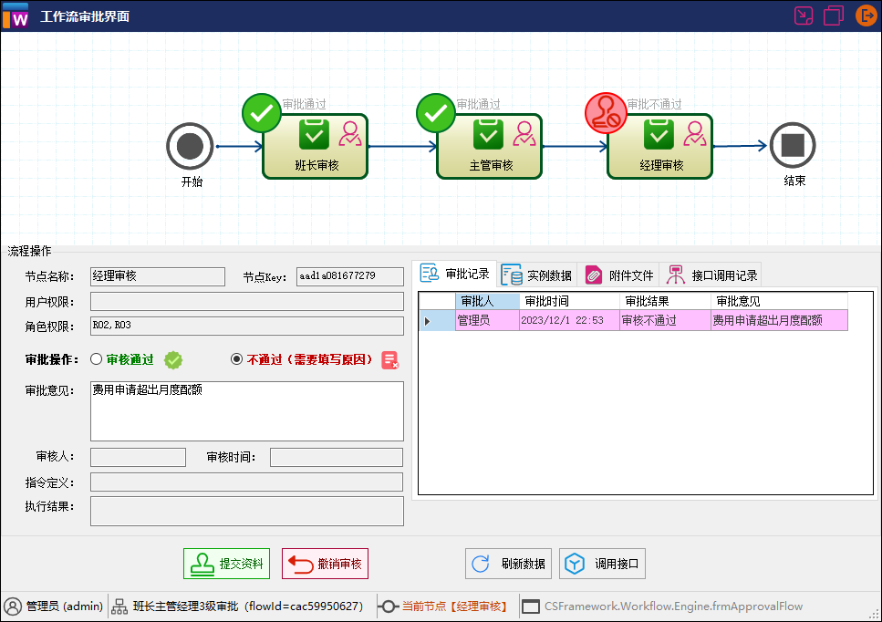 CSFramework.Workflow - 可视化工作流引擎 - 业务系统集成方案