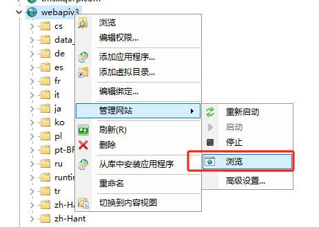 部署ASP.NET Core WebApi应用服务器（IIS .NET7）