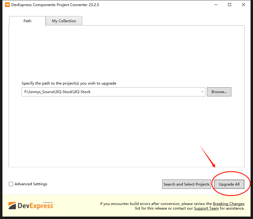 VS2022.NET7 DevExpress组件升级(V22.2->V23.2)