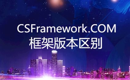 CSFramework开发框架各个版本区别-C/S框架网-开发框架文库