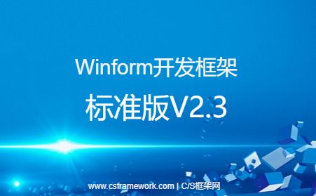 Winform开发框架-CSFrameworkV2.3标准版-开发框架文库