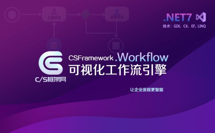 CSFramework.Workflow - C/S框架网可视化工作流引擎系统介绍