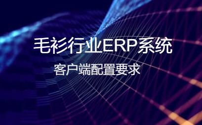 毛衫行业ERP系统 - 客户端环境配置要求-开发框架文库