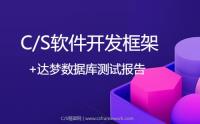 CSFrameworkV6软件开发框架+达梦数据库(国产数据库)测试报告