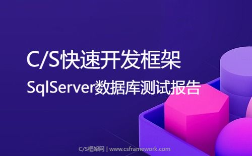CSFrameworkV6快速开发框架 - SqlServer(MsSql)数据库测试报告-开发框架文库